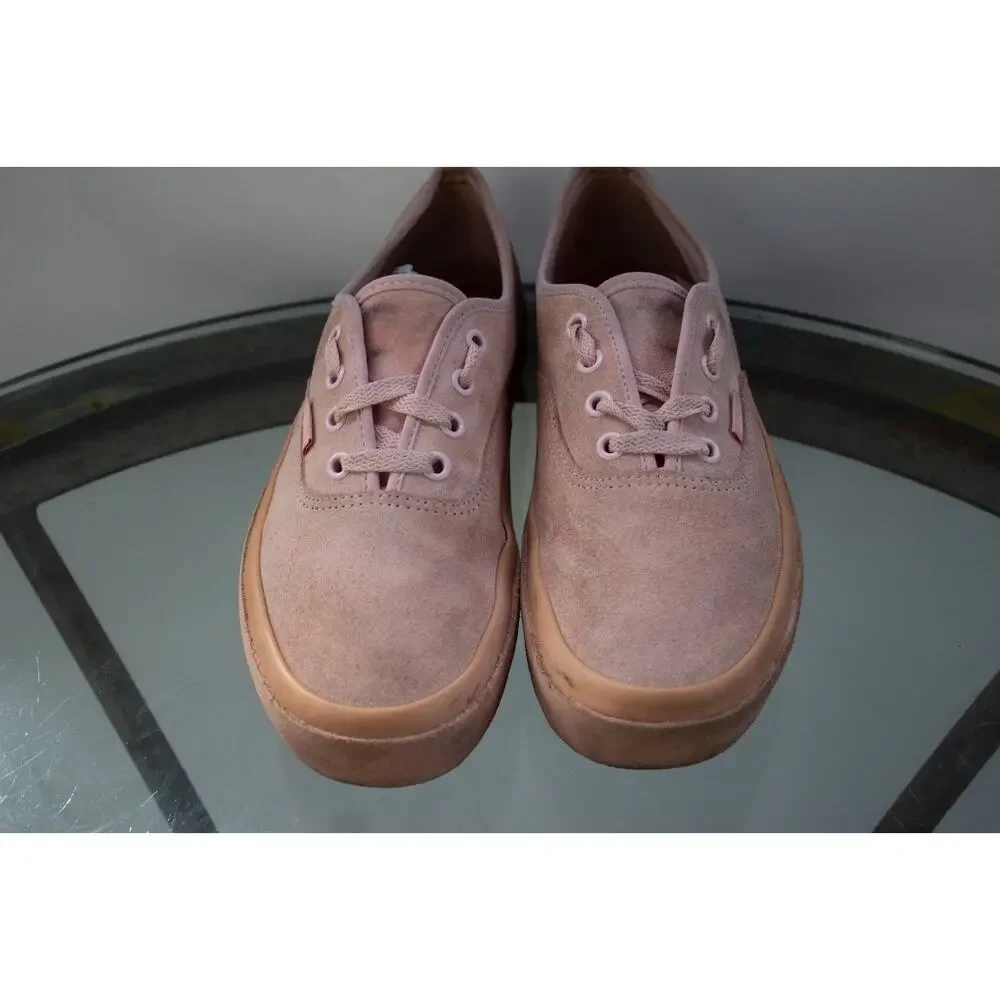 Vans Authentic Platform Suede Evening Sand Muted Clay Pink Size Men 7.5/ Women 9